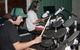 Jayson and J.D. get their headphone mixes balanced together